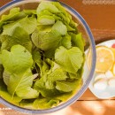 Edible leaves: Linden leaf salad