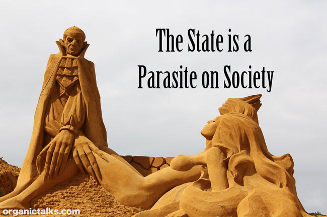 Image result for state is a parasite
