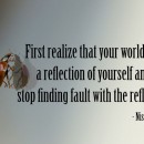 Nisargadatta: Your world is only a reflection of yourself